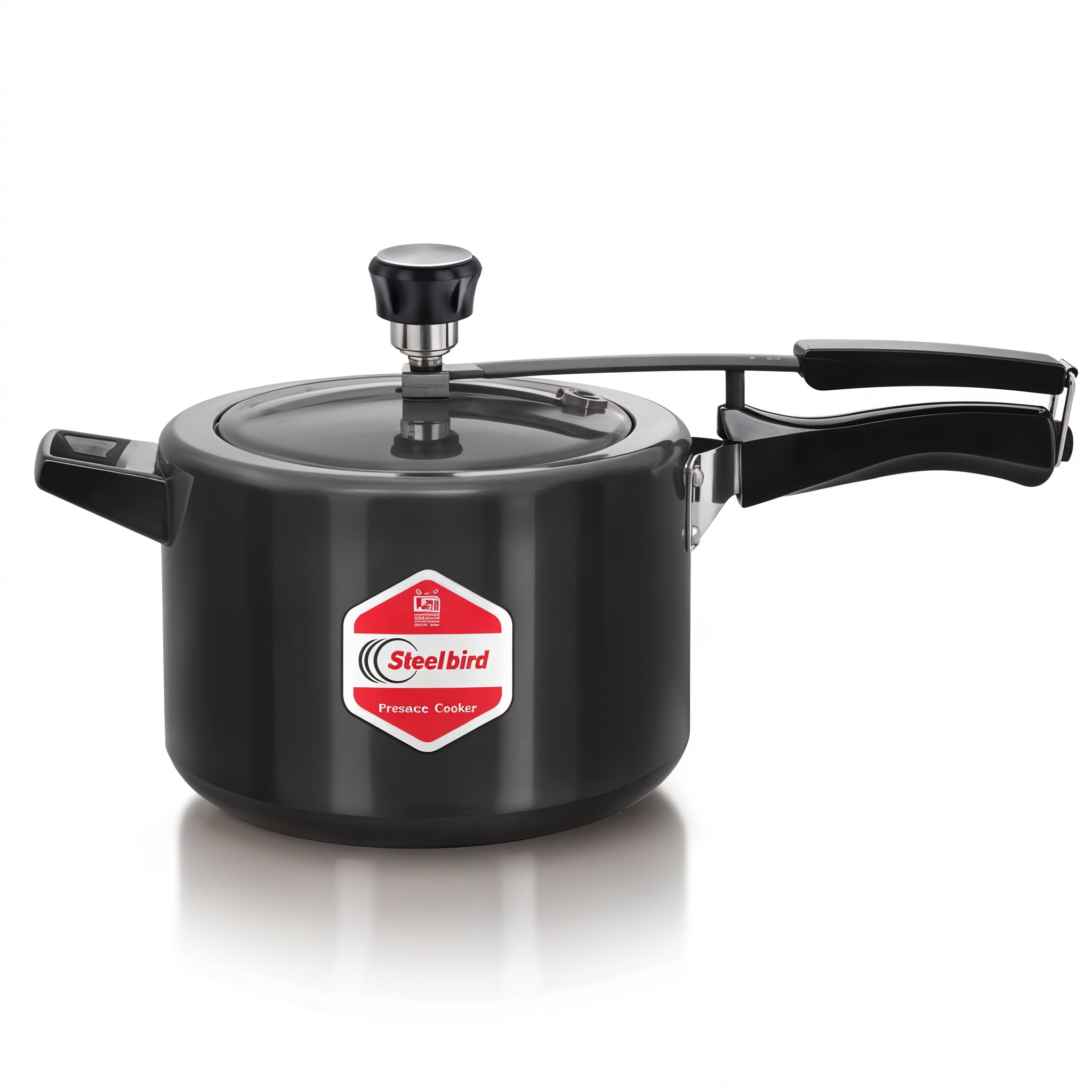 Steelbird pexa black ib with black lid 5 ltr