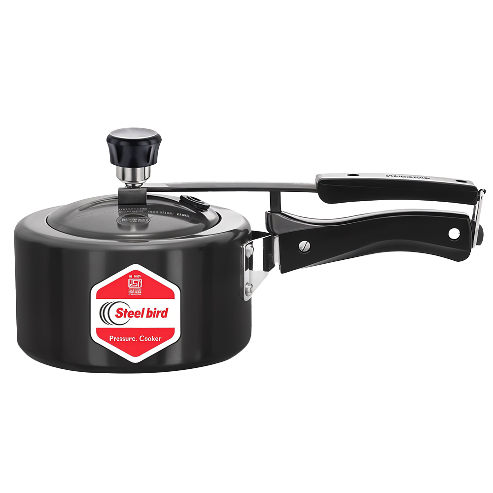 Steelbird pexa black ib black lid 1.5 ltr